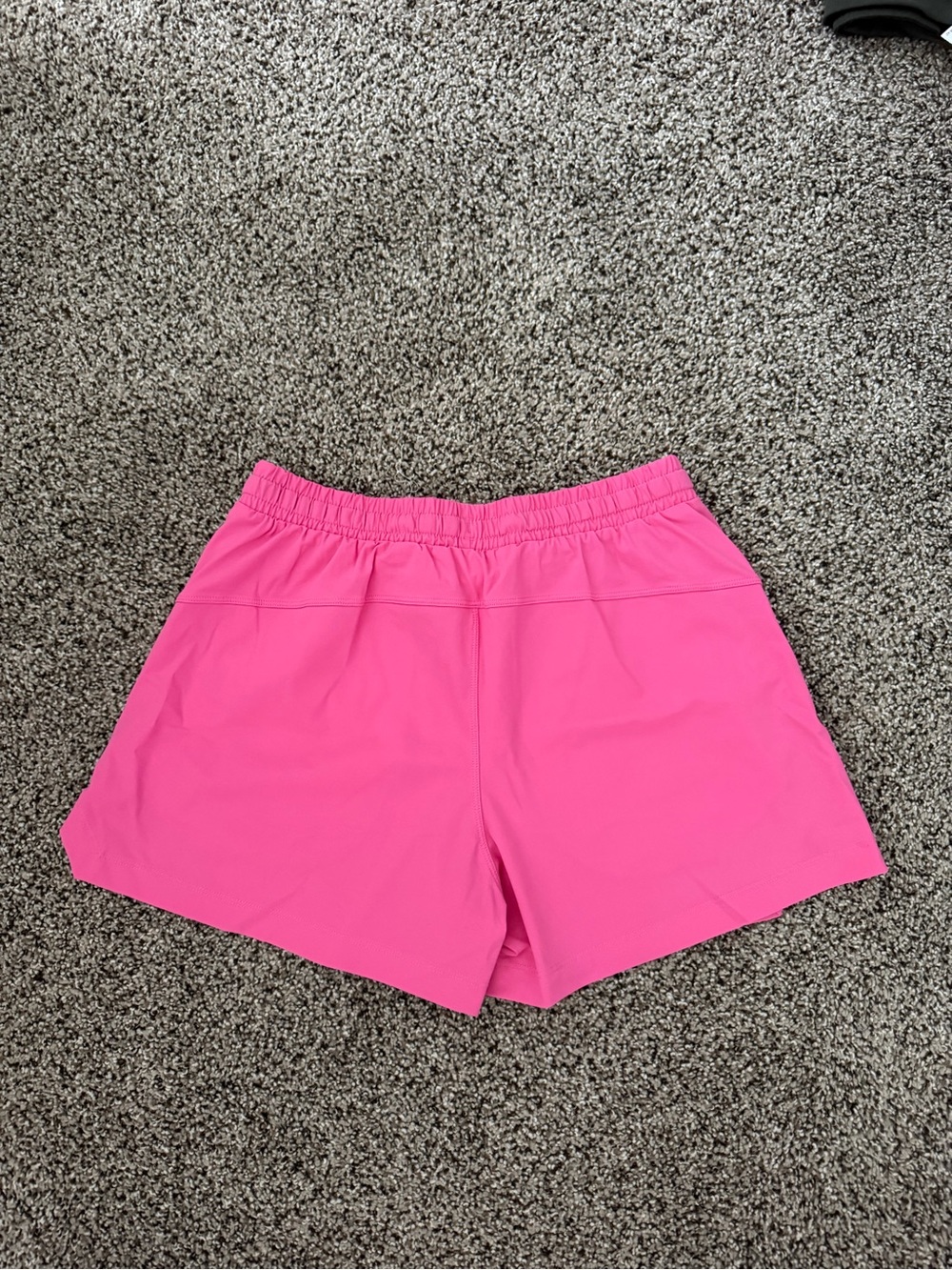 Fabletics Hot Pink Men's Athletic Shorts - Picture 3 of 4